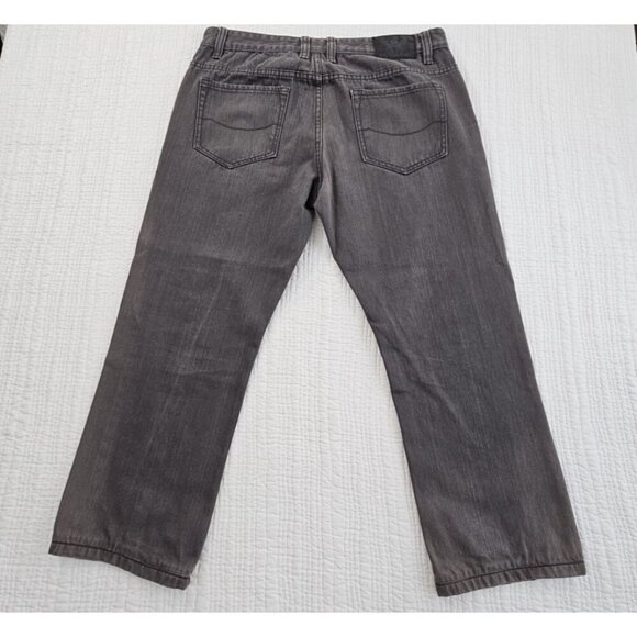 Victorious Premium Collection Jeans Men's W38 L26 Grey Straight Leg Regular Fit - Picture 2 of 15